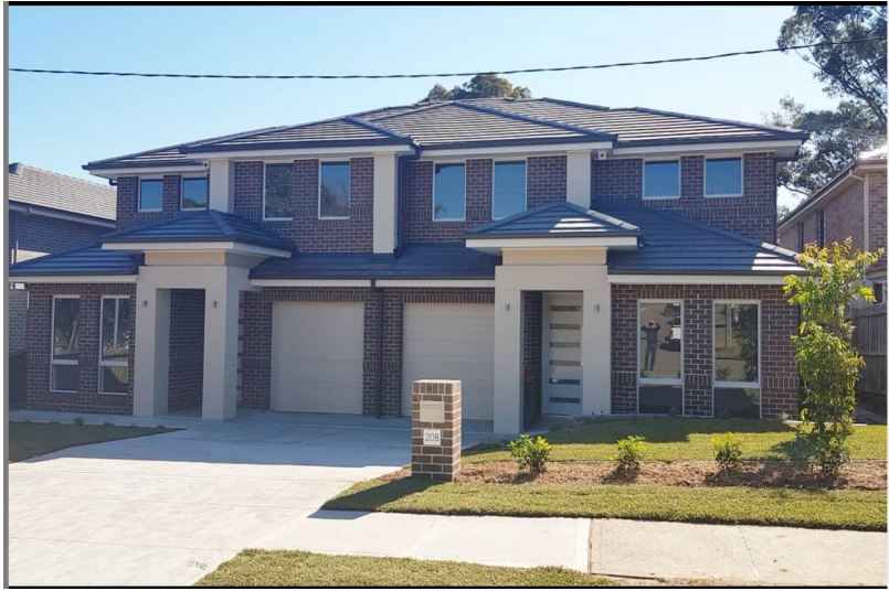 Ryde — Dual-occupancy residences, street frontage